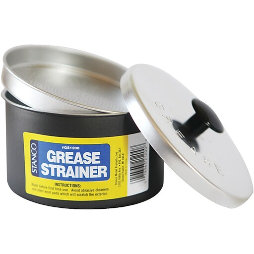 Stanco Metal Products Grease Strainer Gs10 Staples
