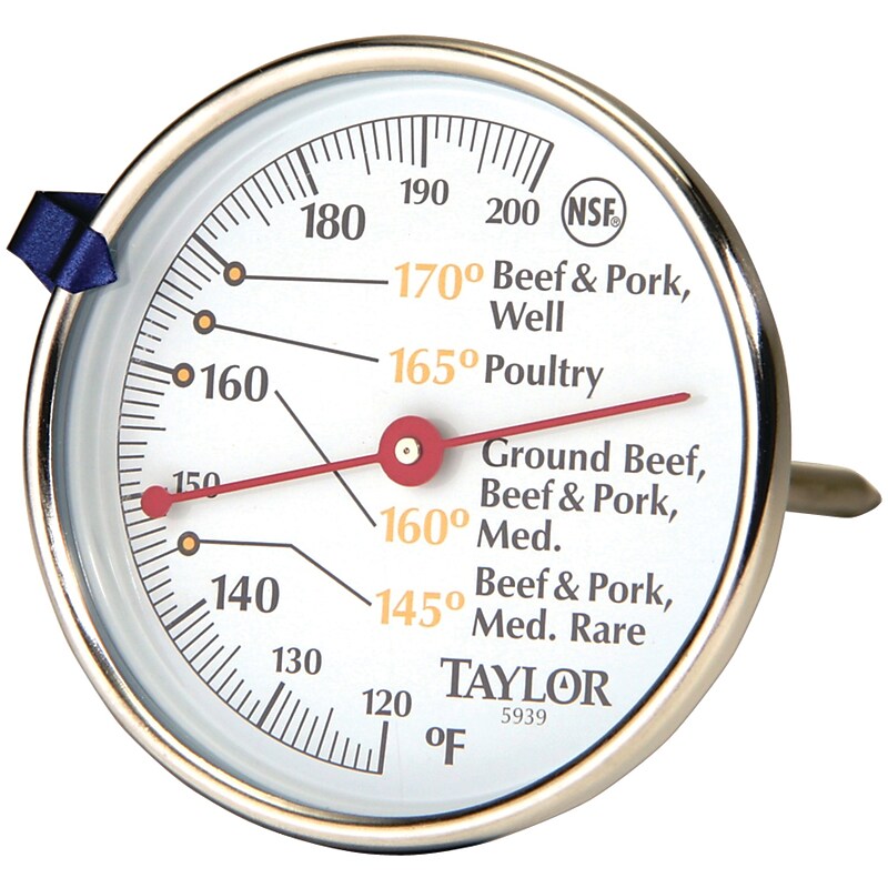 Taylor Precision Products Meat Dial Thermometer (5939N) image 1