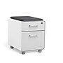 Poppin Stow 2-Drawer Mobile Vertical File Cabinet, Letter/Legal Size, Lockable, 21.5"H x 15.75"W x 20"D, Light Gray (104732)~#|#~sp17784619_sc7