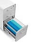 Poppin White + Light Gray Slim Stow 3-Drawer vertical File Cabinet, Light Gray (104668)~#|#~sp17784625_sc7
