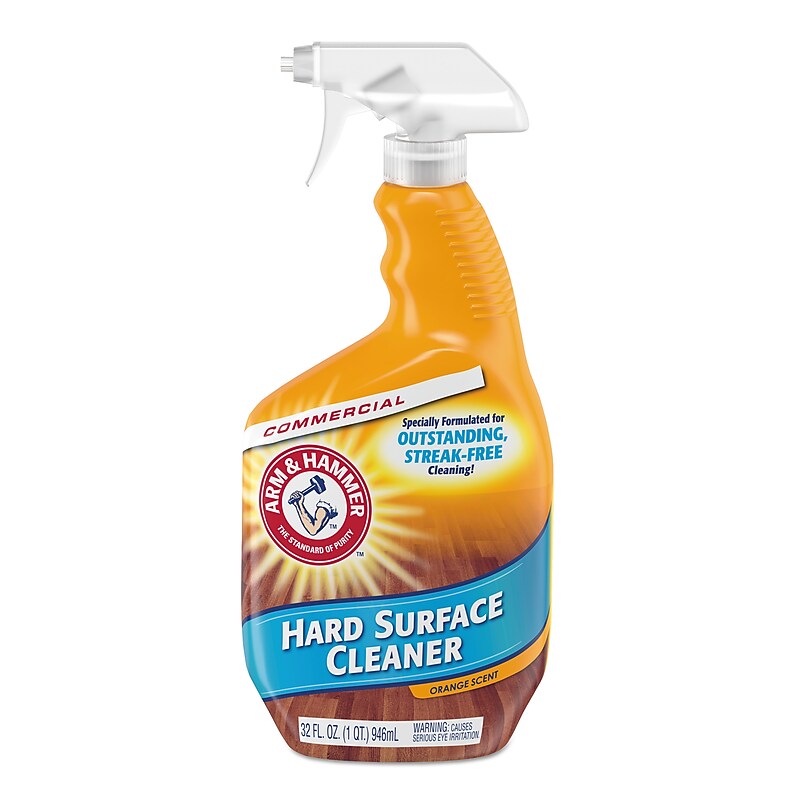 Arm & Hammer Hard Surface Cleaner, Orange Scent, 32 oz Trigger Spray Bottle, 6/Carton (CDC3320000554) image 1