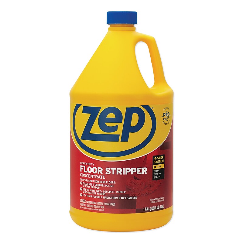 Zep Commercial® Floor Stripper, Unscented, 1 gal, 4/Carton image 1