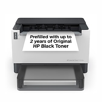 HP LaserJet Tank 2504dw Wireless Black & White Refillable Laser Printer Prefilled with Up to 2 Years of Toner (2R7F4A#BGJ)