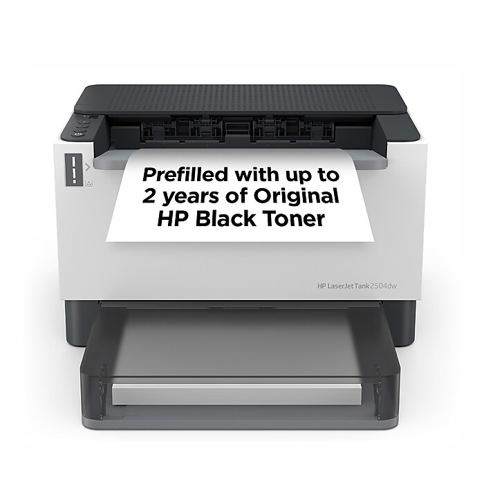 staples.com | HP LaserJet Tank 2504dw Wireless Black & White
