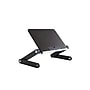 Uncaged Ergonomics WorkEZ Adjustable Aluminum Laptop Lap Desk Cooling Stand, Light Black (WELB)~#|#~sp17819985_sc7