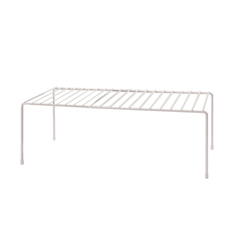 Better Houseware Coated-Steel Medium Storage Shelf, White (186) image 1