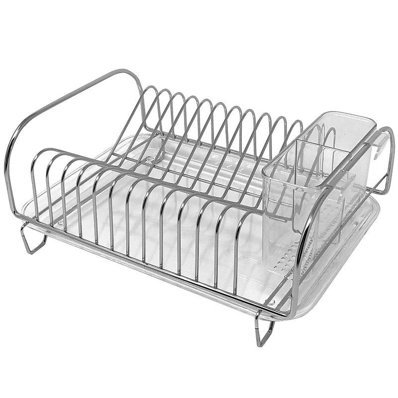 Better Houseware Stainless Steel Dish Drainer Set, Silver (BTH3423) image 1
