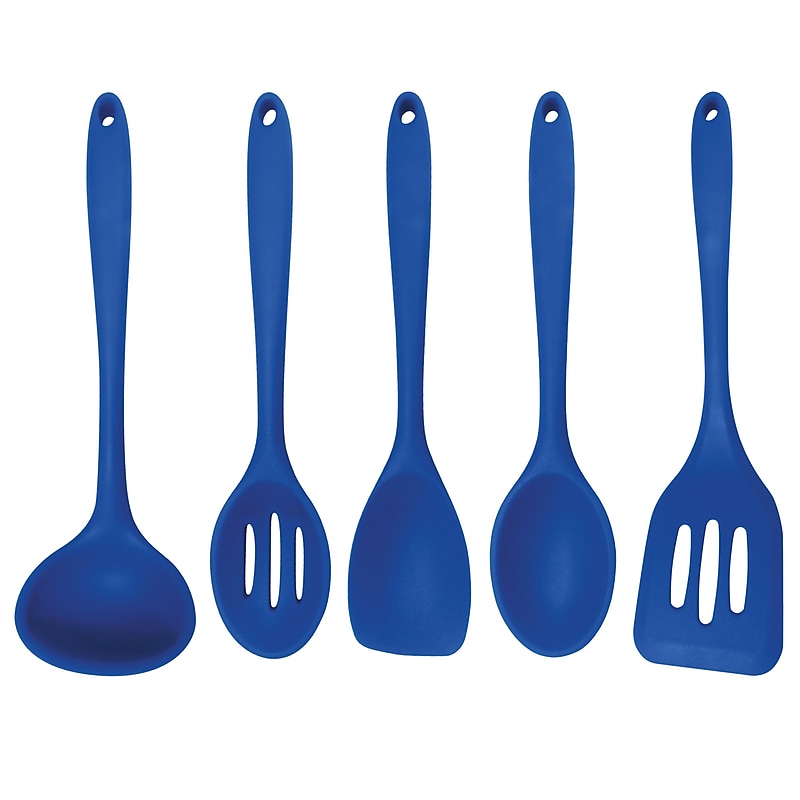 Better Houseware Silicone Cooking Utensils, 5-Piece (3500/B) image 1
