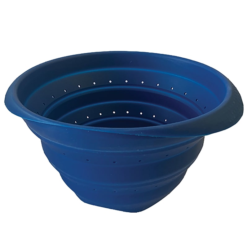Better Houseware Collapsible Colander, 4-Qt., Blue (732/B) image 1