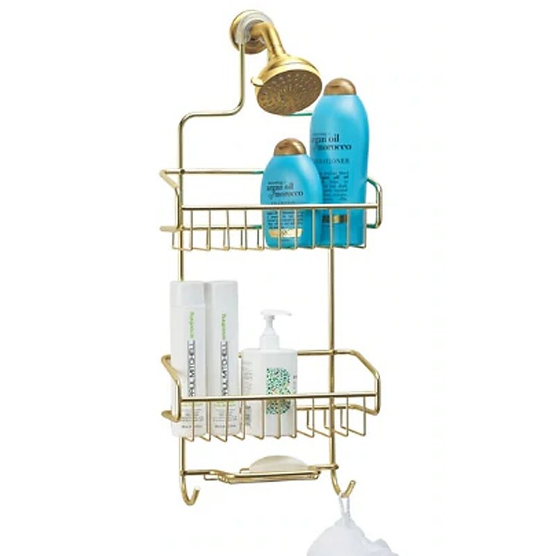 Better Houseware Rustproof Extra-Large Shower Caddy, Gold (886.2) image 1