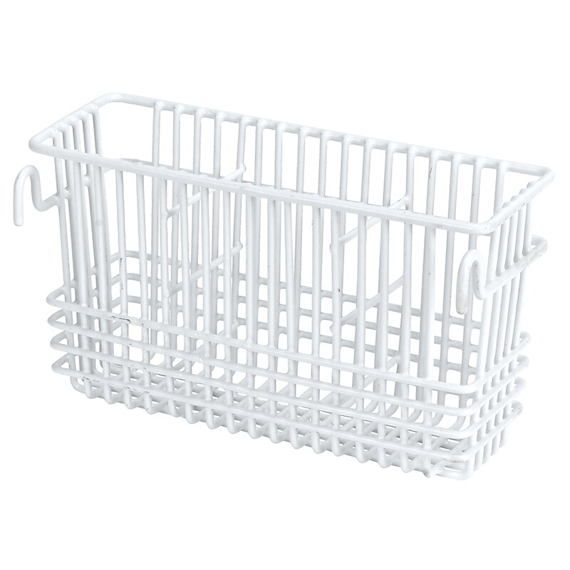 Better Houseware Coated-Steel Cutlery Holder , White (1431/W) image 1