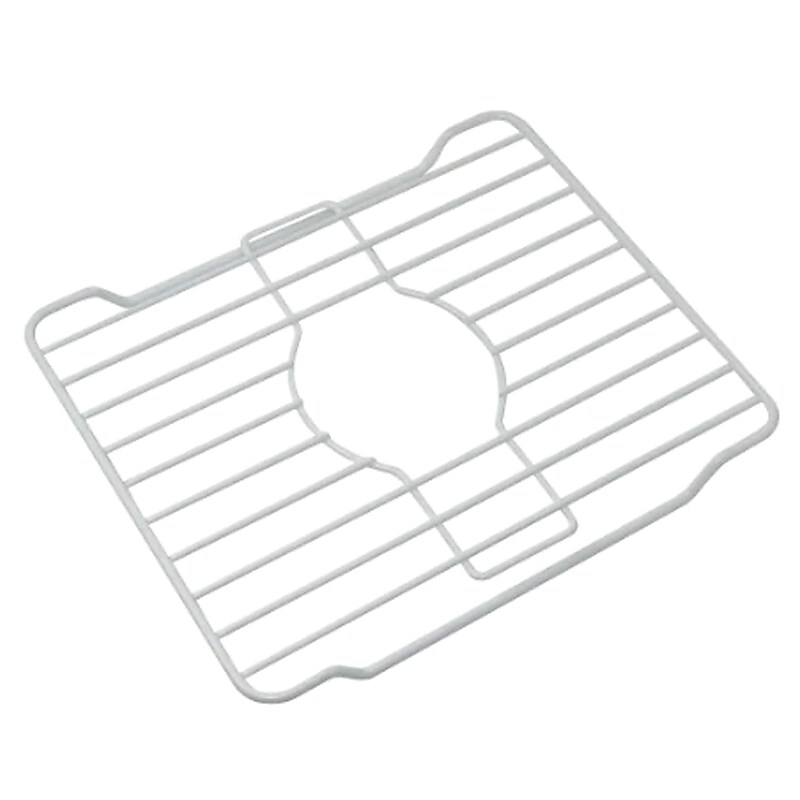 Better Houseware Coated-Steel Small Sink Protector, White (1485/W) image 1