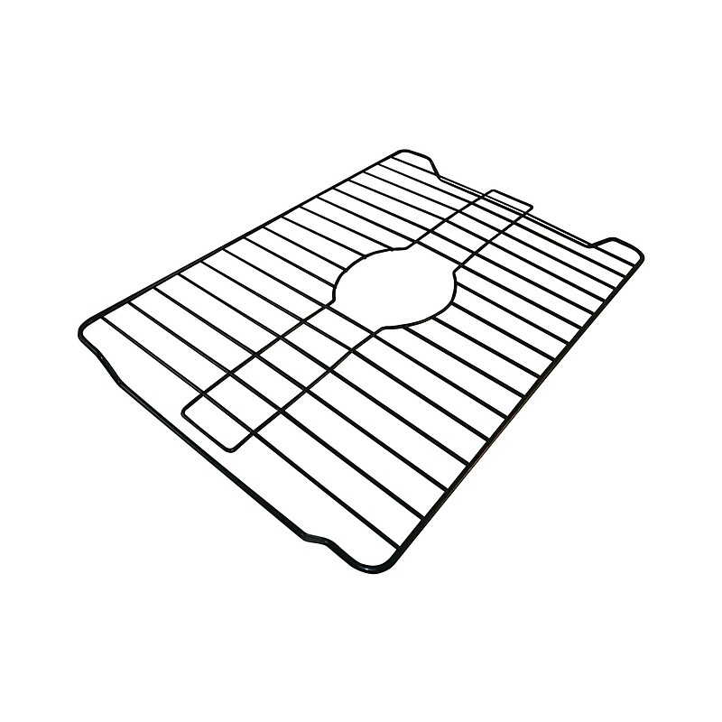 Better Houseware Coated-Stel Medium Sink Protector, Black (1486/E) image 1