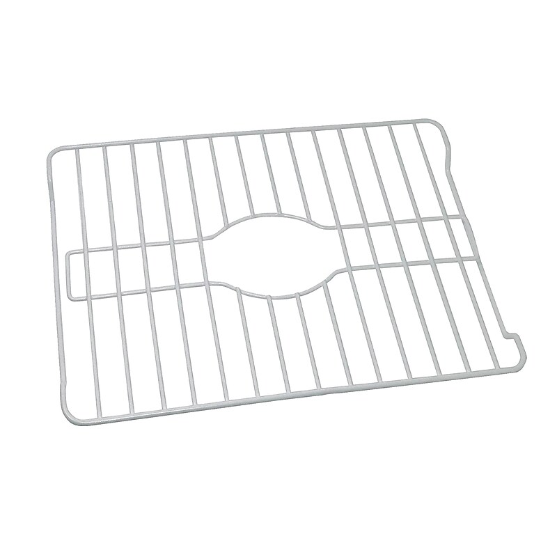 Better Houseware Coated-Steel Medium Sink Protector, White (1486/W) image 1