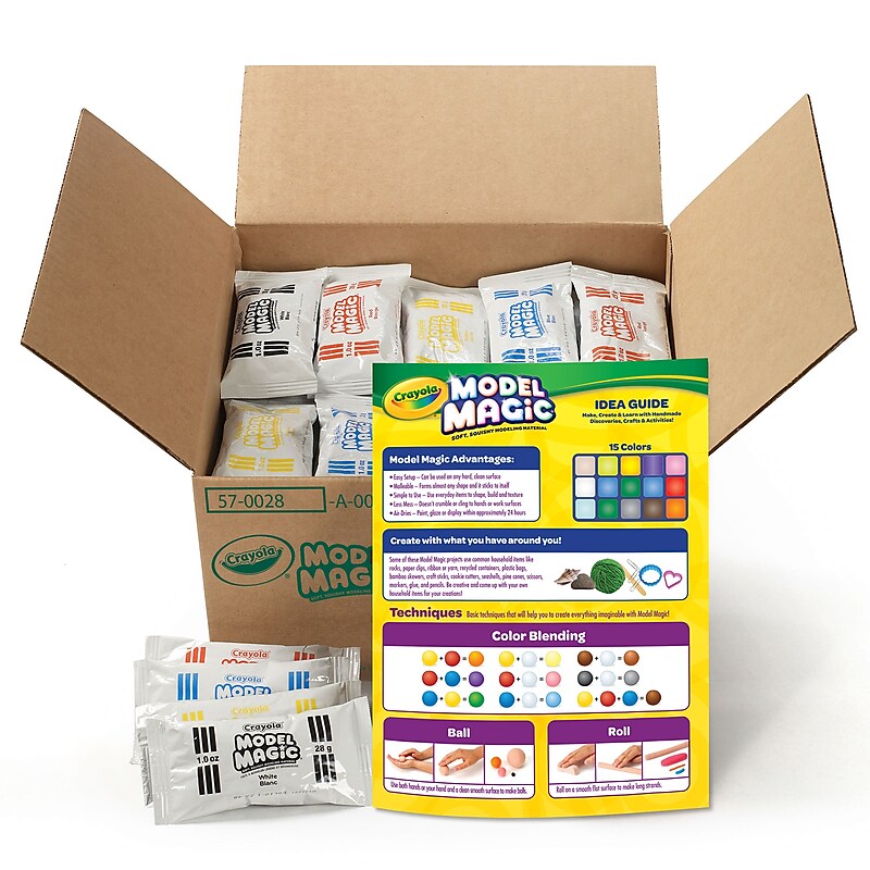 Crayola Model Magic Variety Pack, Assorted Colors, 30/Pack (BIN570028) image 1