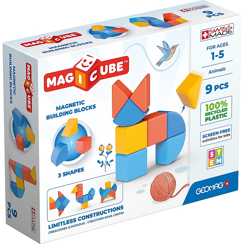 Geomag Magicubes Building Sets, 9 Pieces/Pack (GMW201) image 1