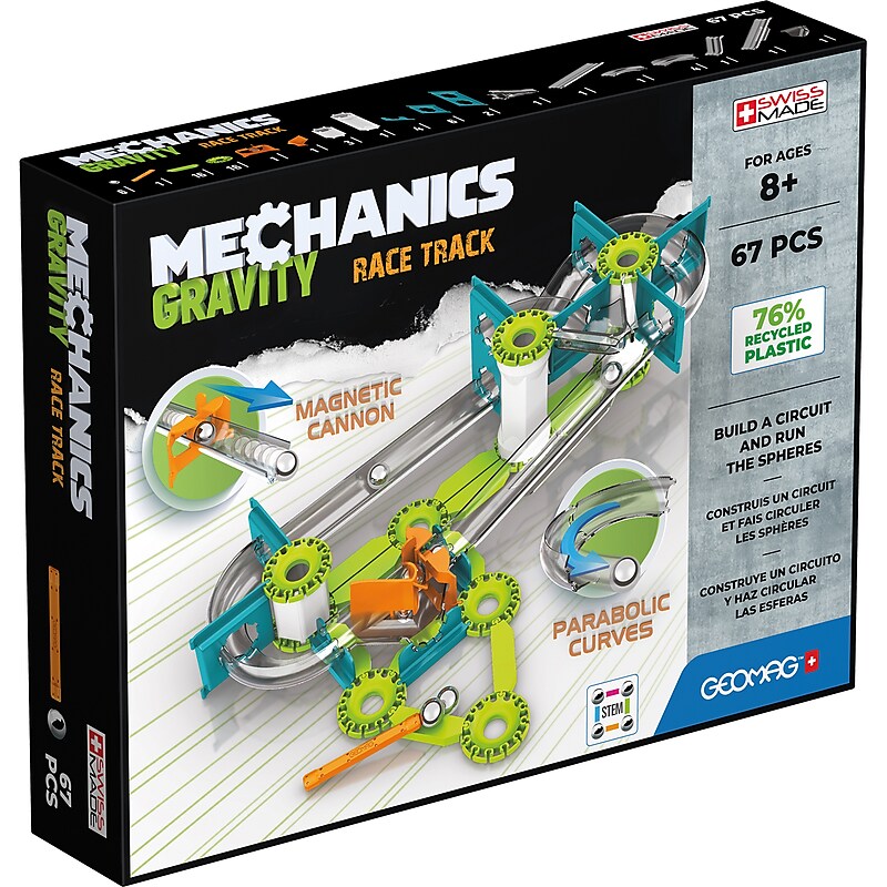 Geomag Mechanics Gravity Building Sets, 67 Pieces/Pack (GMW760) image 1