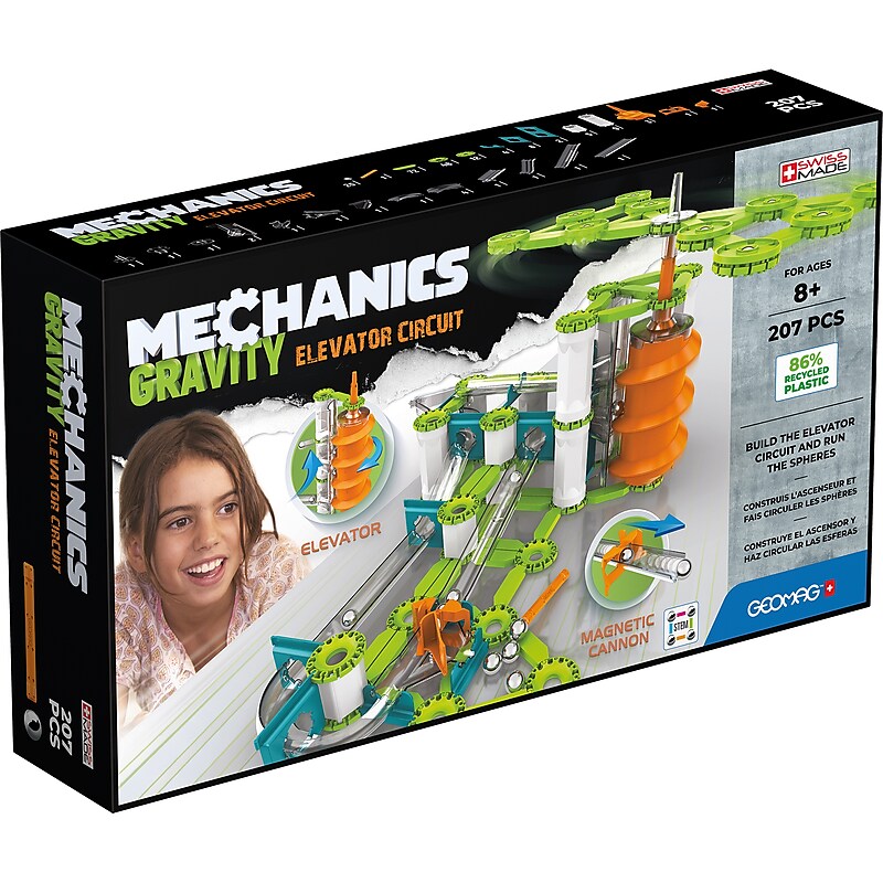 Geomagworld Mechanics Gravity Elevator Circuit Construction Set (GMW765) image 1