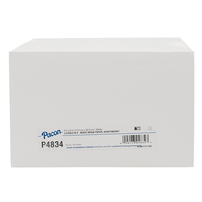 uCreate Design/Craft Paper, 6" x 9", 500/Pack (PAC4834) image 1