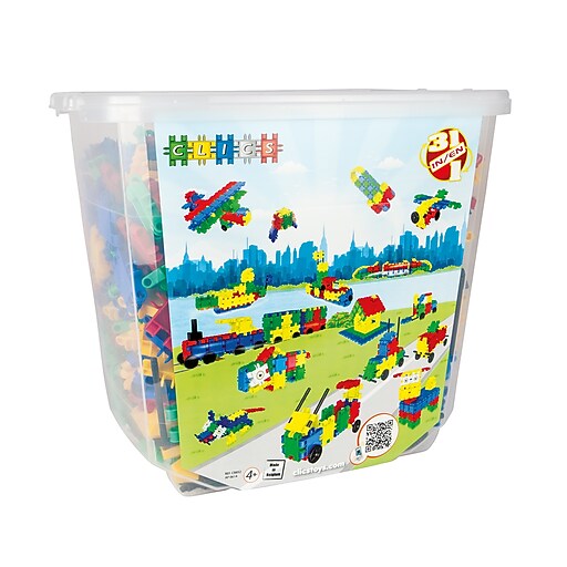 Clics Toys CLICS Building Sets, 850 Pieces/Set (PYUCB852) | Staples