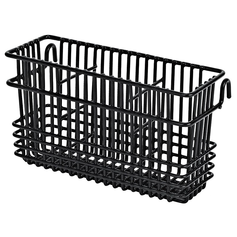 Better Houseware Coated-Steel Cutlery Holder, Black (1431/E) image 1