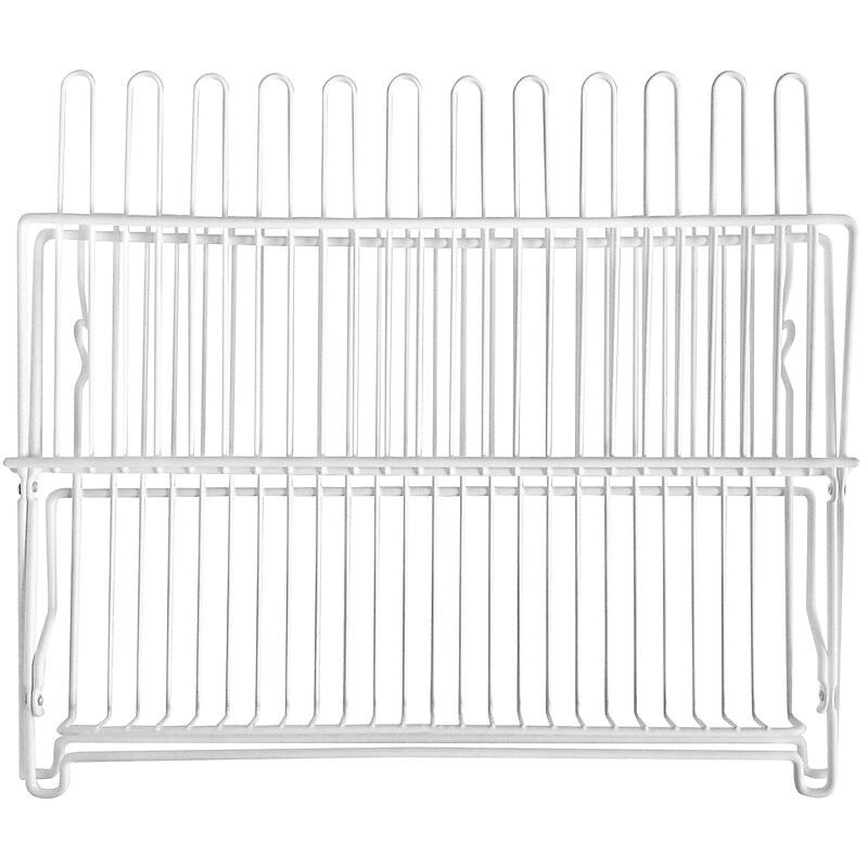 Better Houseware  Coated-Steel Folding Dish Rack , White (1489/W) image 1