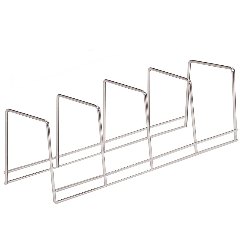 Better Houseware Chrome 4-Section Plate Rack, Silver (1494/4) image 1