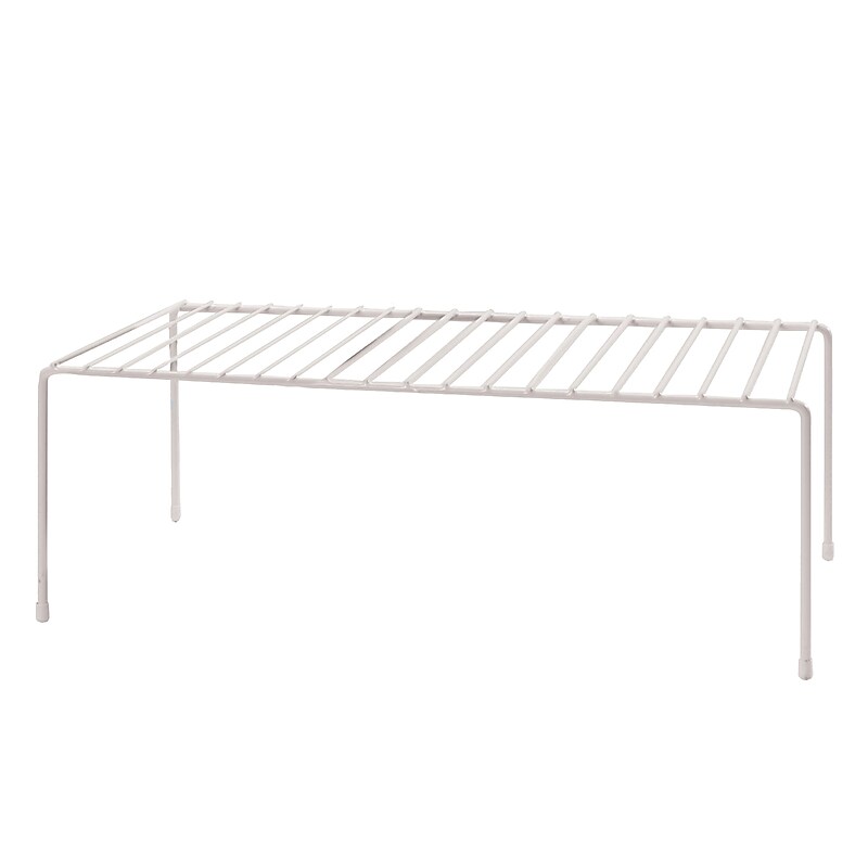Better Houseware Coated-Steel Large Storage Shelf, White (180) image 1