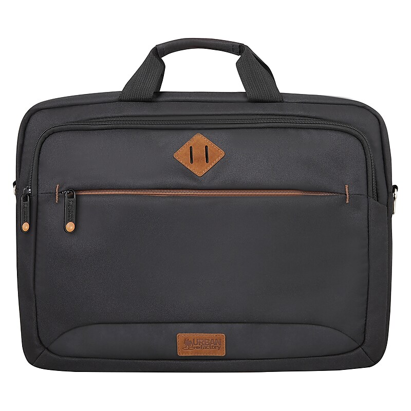 Urban Factory CYCLEE 15.6" Plastic Laptop Bag, Black (UBFETC15UF) image 1