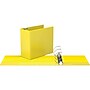 Davis Group Easyview Premium 5" 3-Ring View Binders, D-Ring, Yellow, 4/Pack (8407-05-04)~#|#~sp179266540_sc7