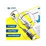 Davis Group Easyview Premium 5" 3-Ring View Binders, D-Ring, Yellow, 4/Pack (8407-05-04)~#|#~sp179266542_sc7