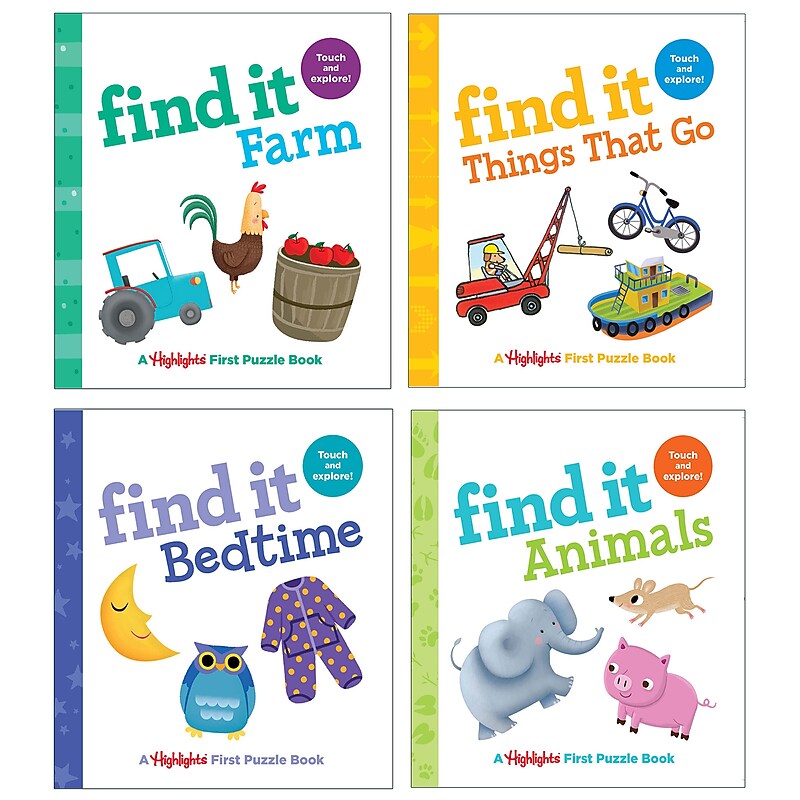Highlights Find It Board Books, Set of 4 image 1