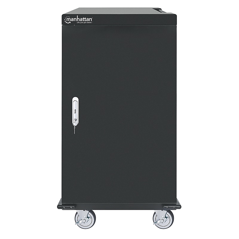 Manhattan UVC Charging Cart with 48 USB-A Ports and 48 AC Outlets, (180320) image 1