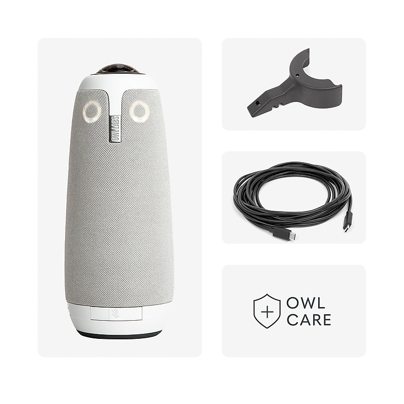Owl Labs Meeting Owl 3 Video Conferencing System Premium Pack, Gray (BND300-0002) image 1