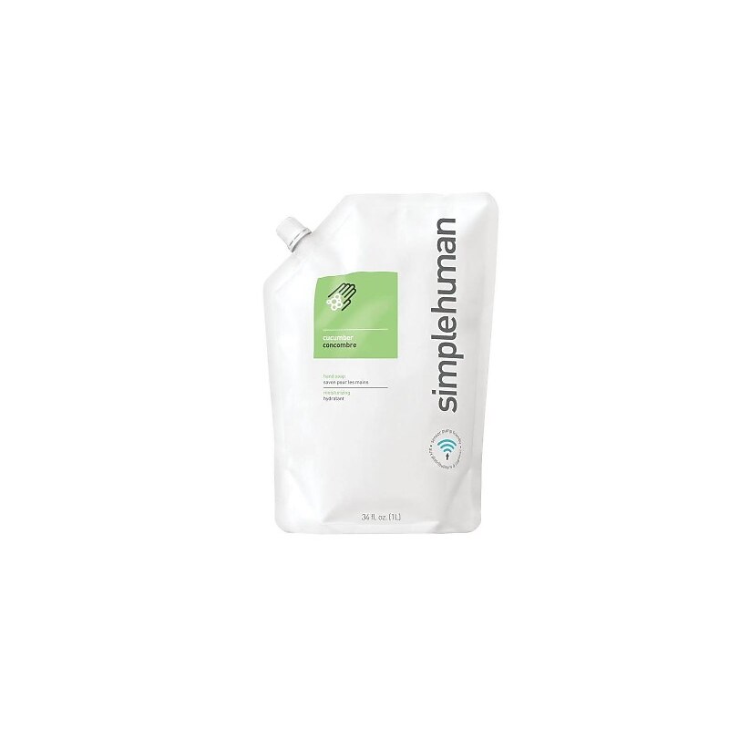 simplehuman Hand Soap Refill, Cucumber, 34 fl oz., 6/Carton (CT1020) image 1