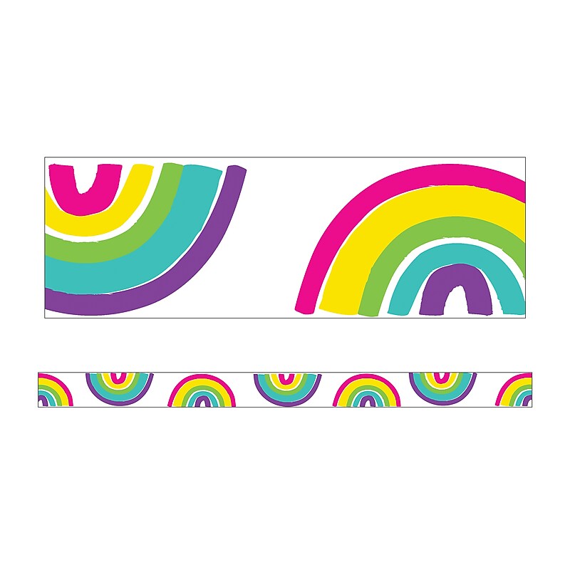 Kind Vibes Rainbows Straight Borders (108432) image 1