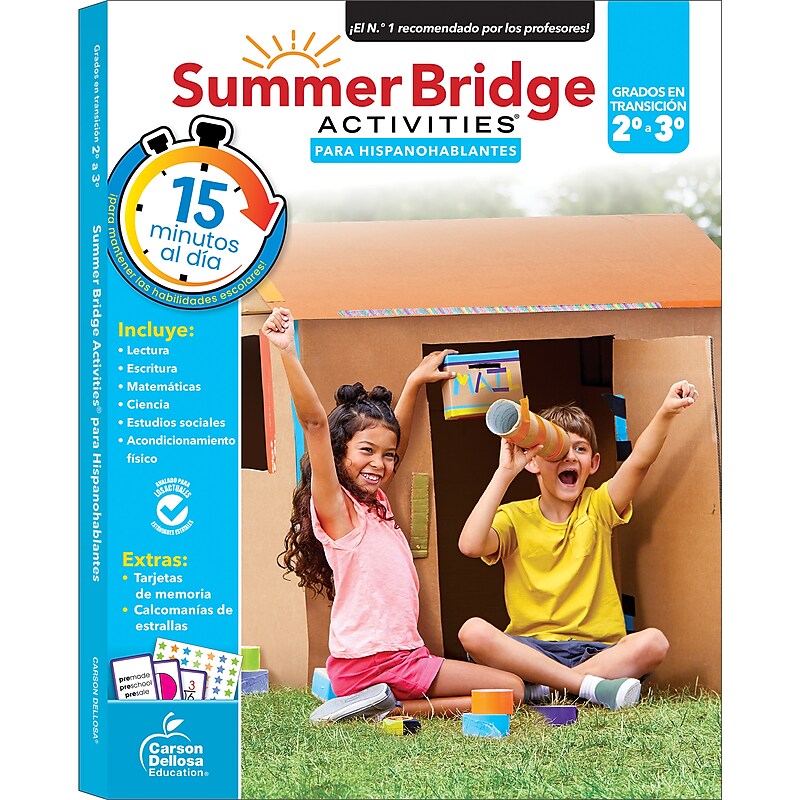 Summer Bridge Activities Summer Bridge Activities Paperback Workbook Summer Bridge Activities Spanish 2-3 (705435) image 1