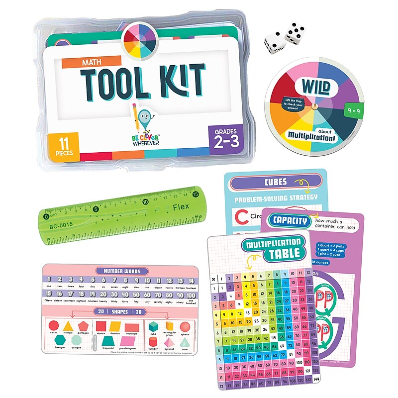 Carson Dellosa Math Tool Kit, 11 pieces image 1