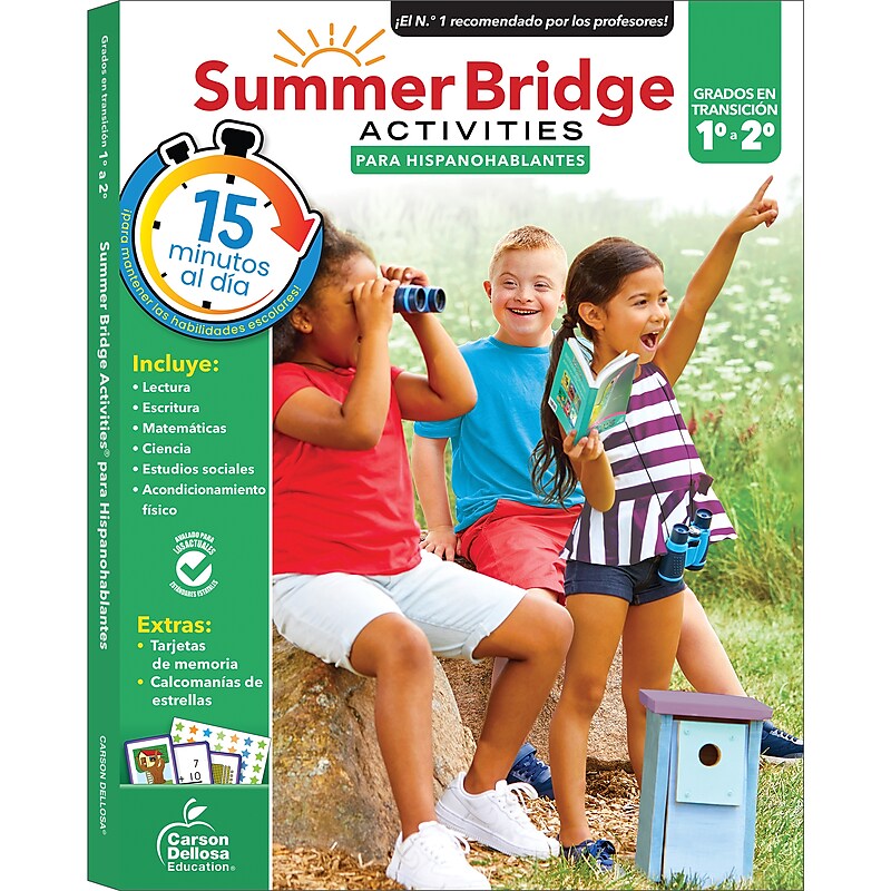 Summer Bridge Activities Summer Bridge Activities Paperback Workbook Summer Bridge Activities Spanish 1-2 (705434) image 1