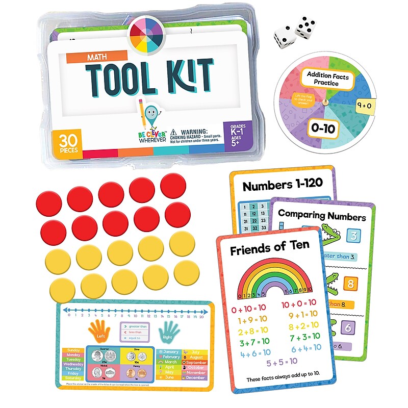 Carson Dellosa Math Tool Kit, 30 pieces image 1