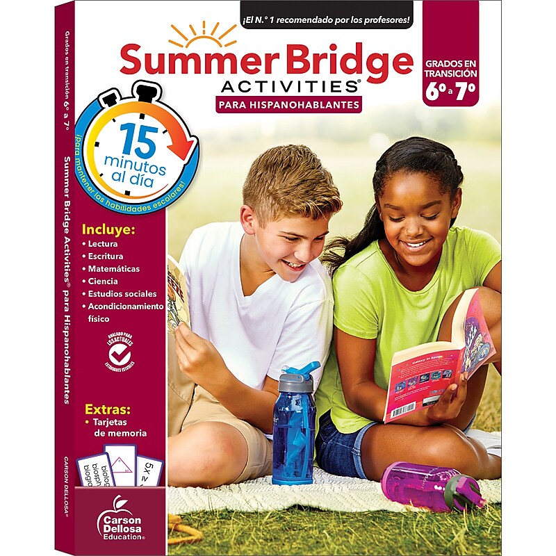 Summer Bridge Activities Summer Bridge Activities Paperback Workbook Summer Bridge Activities Spanish 6-7 (705439) image 1