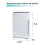 Black & Decker UV Light 16-Inch Portable Air Purifer with 4-Stage Filtration, 5-Speed, White (BAPUV150)~#|#~sp179708687_sc7