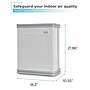 Black & Decker UV Light 18-Inch Portable Tower Air Purifier, 5-Speed, White (BAPUV250)~#|#~sp179708695_sc7