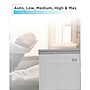 Black & Decker UV Light 18-Inch Portable Tower Air Purifier, 5-Speed, White (BAPUV250)~#|#~sp179708696_sc7