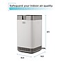 Black & Decker UV Light 14-Inch Portable Electrostatic-Precipitator Air Purifier, 5-Speed, White (BAPUV350)~#|#~sp179708706_sc7