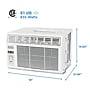 Black & Decker 10000 BTU Window Air Conditioner with Remote, White (WACBD10WT6)~#|#~sp179708842_sc7