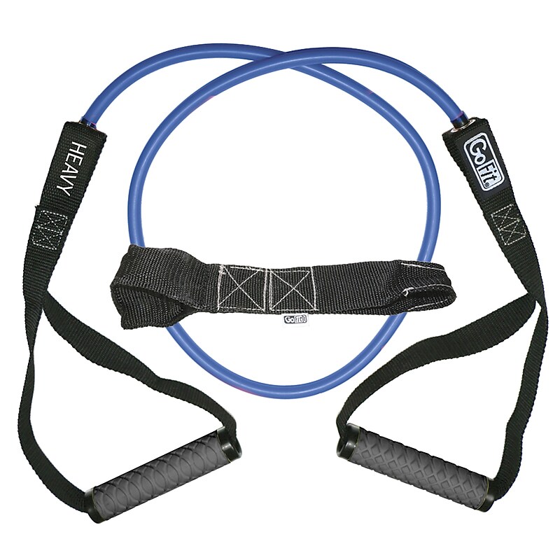 Gofit Power Tube Resistance Bands, Blue (GF-4TUB-H(40)) image 1