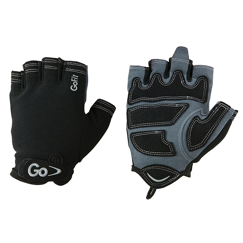 Gofit Xtrainer Men's Medium Weightlifting Gloves, Black (GF-CT-MED) image 1