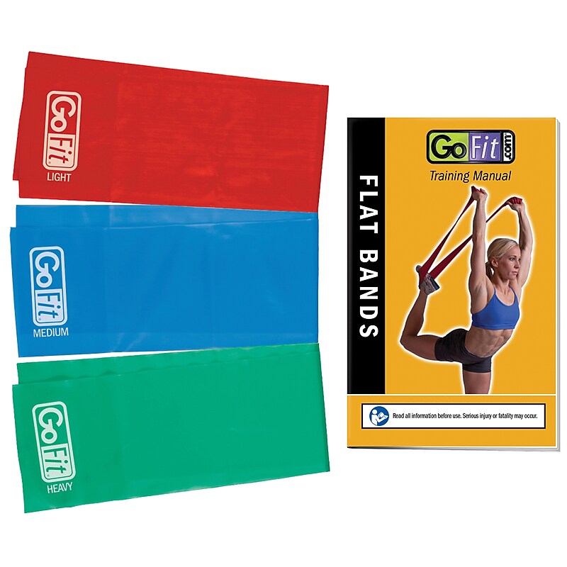 Gofit Resistance bands, Assorted Colors (GF-FBAND) image 1