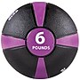 Gofit Medicine Ball, Black/Purple (GF-MB6)~#|#~sp179714382_sc7